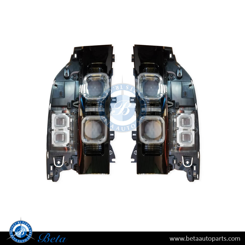 Tail Lamps X Look Black Color for Land Rover Defender 2020-Up models, Part Number LR147948/LR147945 Tail Lamps X Look Black Color for Land Rover Defender 2020-Up models, Part Number LR147948/LR147945